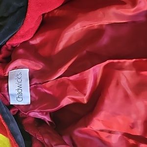 Chdawick's 16 red wool coat